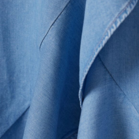 H&M Wrap Dress in Denim Blue (S) - Picture 4 of 6